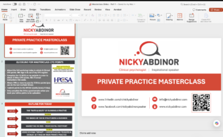 Nicky Abdinor Workshop Slides
