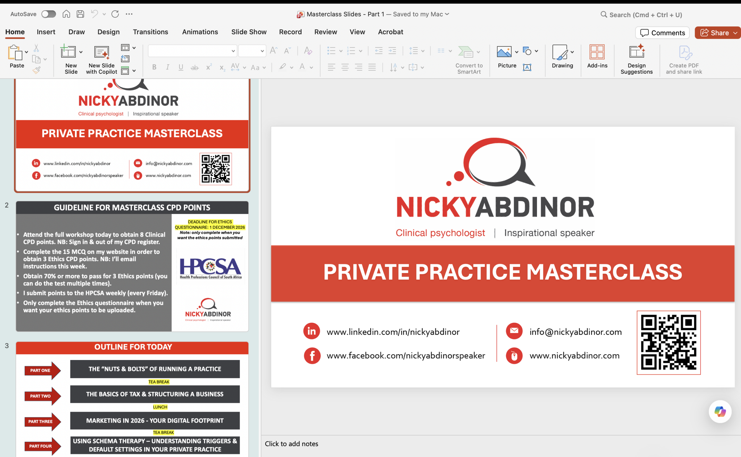 Nicky Abdinor Workshop Slides